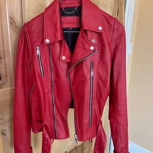 Leather Jacket.Brand Ina Vokich.